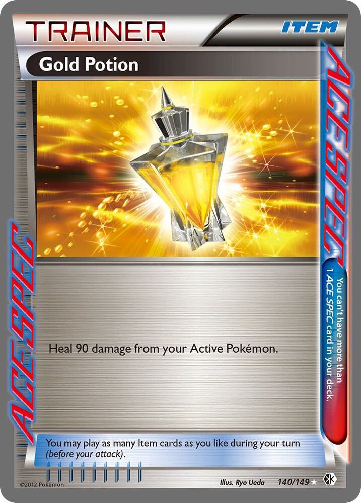 Gold Potion 140/149 (Boundaries Crossed)  - Holofoil | Good Games Adelaide SA