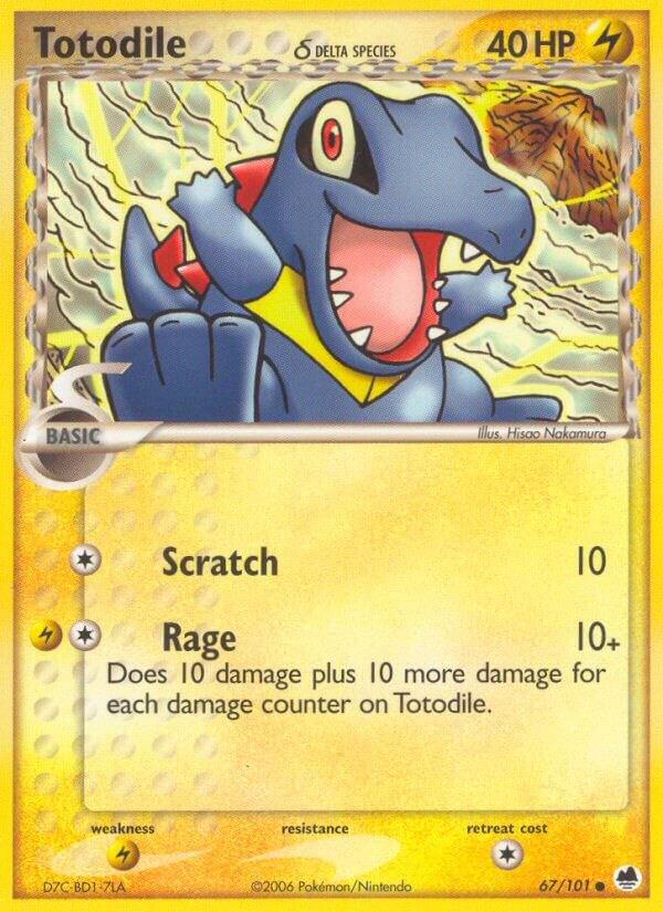 Totodile Delta Species 67/101 (Dragon Frontiers)  | Good Games Adelaide SA