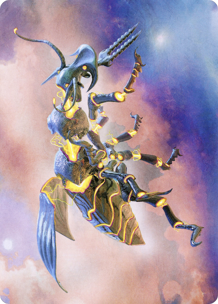 Zabaz, the Glimmerwasp Art Card [Modern Horizons 2 Art Series] | Good Games Adelaide SA