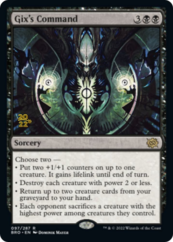 Gixs Command 97 (Prerelease Cards)  - Foil | Good Games Adelaide SA