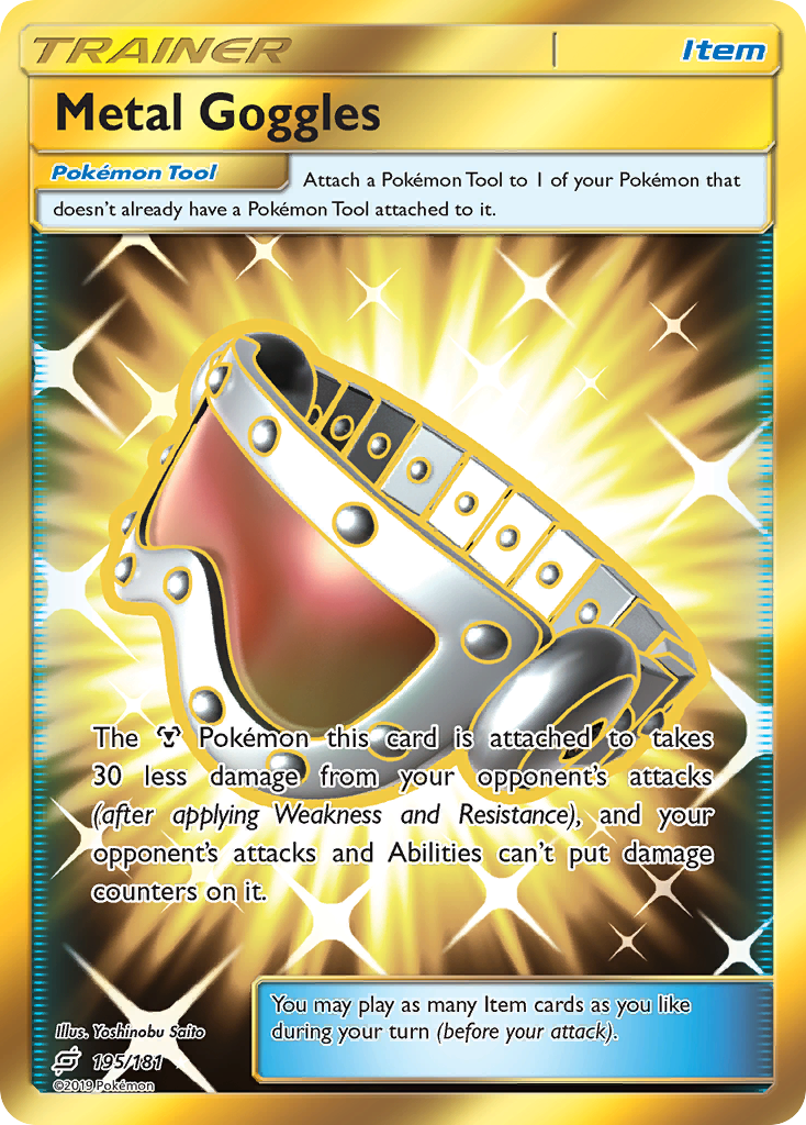 Metal Goggles (195/181) [Sun & Moon: Team Up] | Good Games Adelaide SA