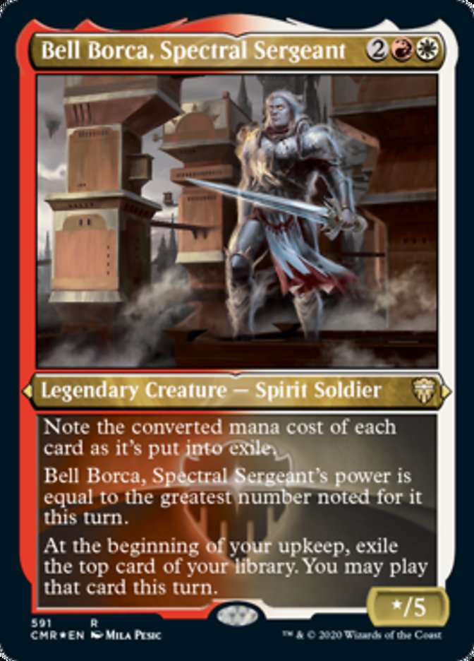 Bell Borca, Spectral Sergeant (Foil Etched) [Commander Legends] | Good Games Adelaide SA