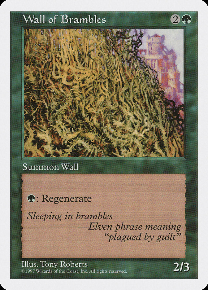 Wall of Brambles  (Fifth Edition)  | Good Games Adelaide SA