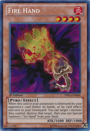 Fire Hand [DRLG-EN046] Secret Rare | Good Games Adelaide SA