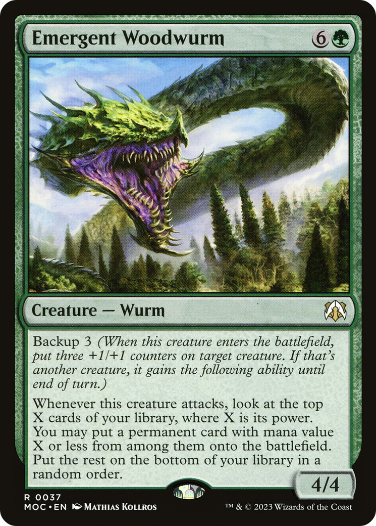 Emergent Woodwurm [March of the Machine Commander] | Good Games Adelaide SA