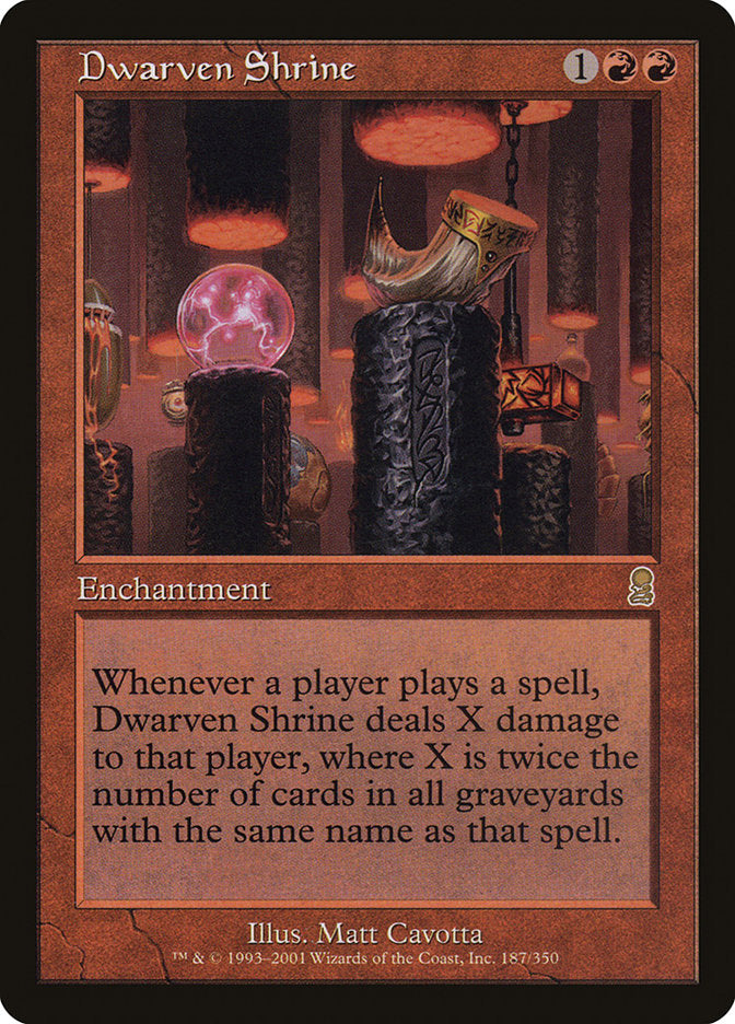 Dwarven Shrine 187 (Odyssey)  | Good Games Adelaide SA
