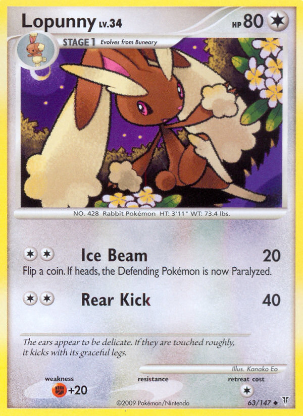 Lopunny (63/147) [Platinum: Supreme Victors] | Good Games Adelaide SA