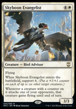 Skyboon Evangelist (Promo Pack) [Streets of New Capenna Commander Promos] | Good Games Adelaide SA