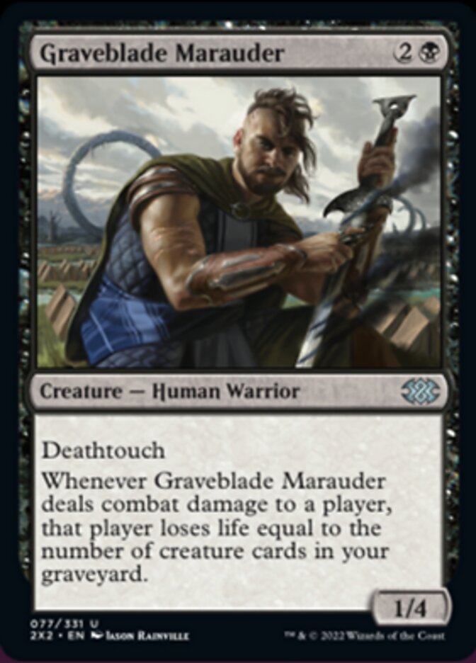 Graveblade Marauder [Double Masters 2022] | Good Games Adelaide SA
