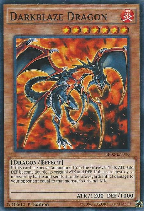 Darkblaze Dragon [SR02-EN006] Common | Good Games Adelaide SA