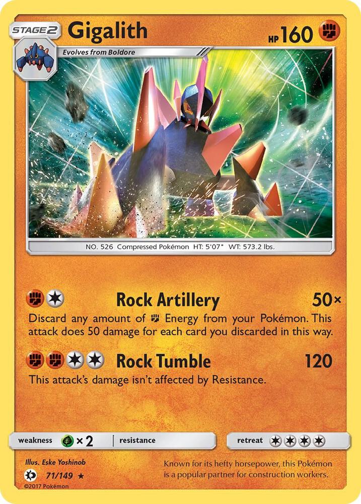 Gigalith 71/149 (SM Base Set)  - Holofoil | Good Games Adelaide SA