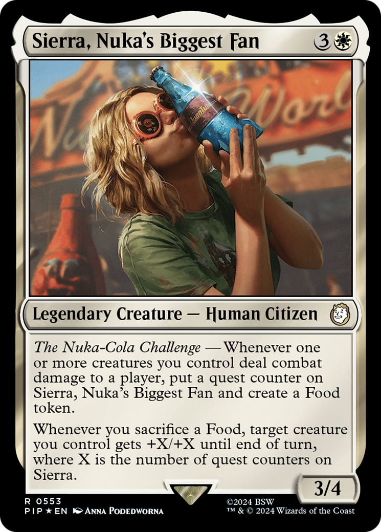 Sierra, Nuka's Biggest Fan (Surge Foil) [Fallout] | Good Games Adelaide SA