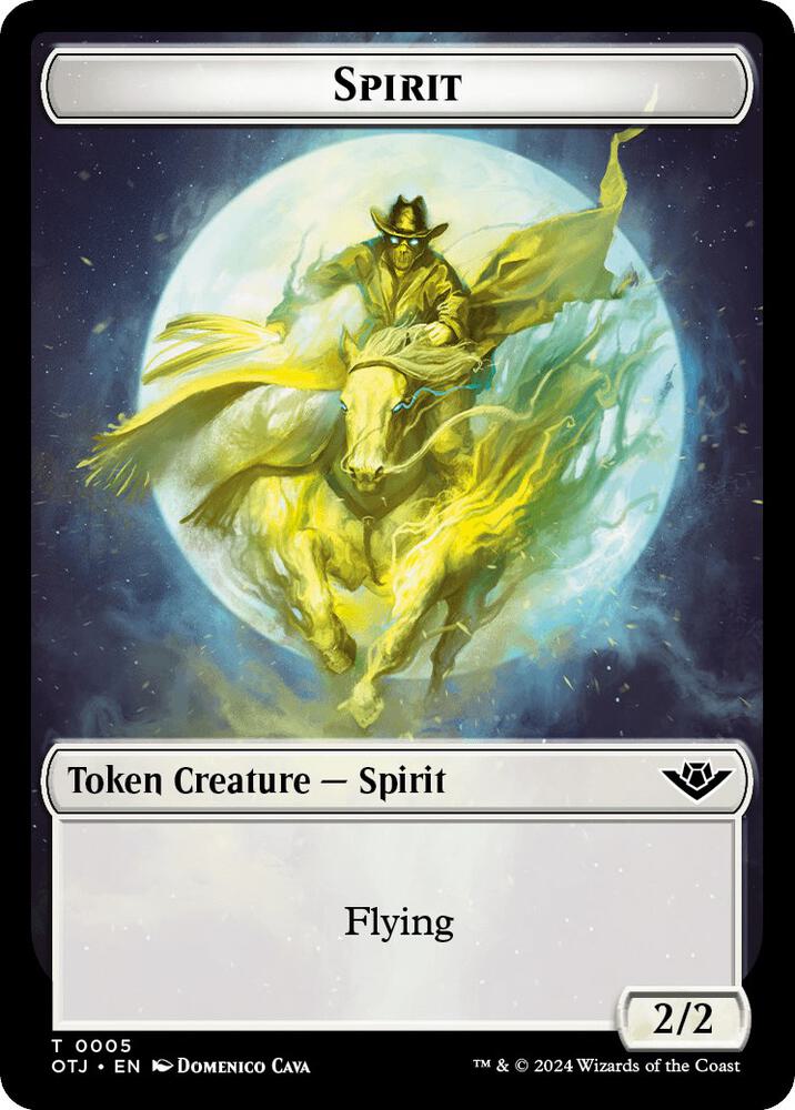 Spirit Plot Double Sided Token 5 // 20 (Outlaws of Thunder Junction)  | Good Games Adelaide SA