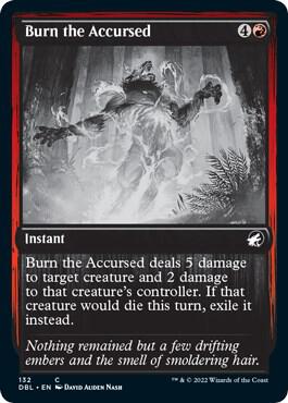 Burn the Accursed 132 (Innistrad: Double Feature)  - Foil | Good Games Adelaide SA