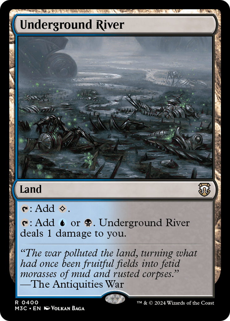 Underground River (Ripple Foil) [Modern Horizons 3 Commander] | Good Games Adelaide SA