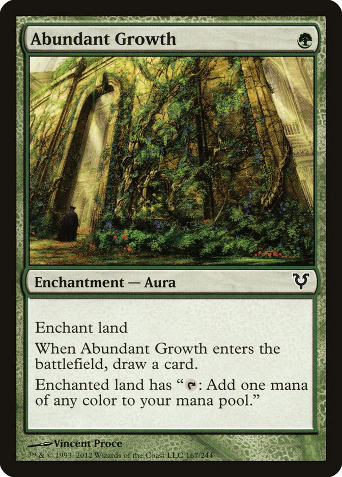 Abundant Growth [Avacyn Restored] | Good Games Adelaide SA