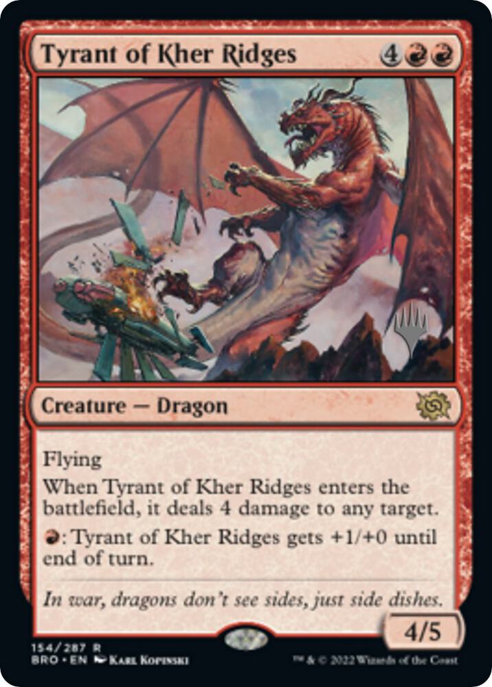 Tyrant of Kher Ridges 154 (Promo Pack: The Brothers' War)  | Good Games Adelaide SA