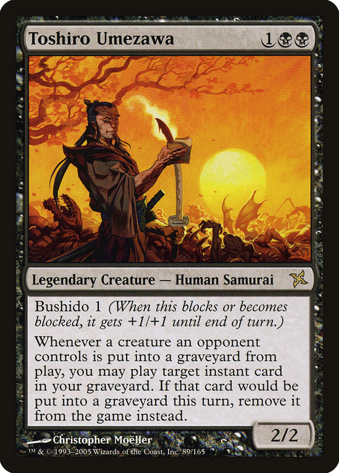 Toshiro Umezawa 89 (Betrayers of Kamigawa)  - Foil | Good Games Adelaide SA