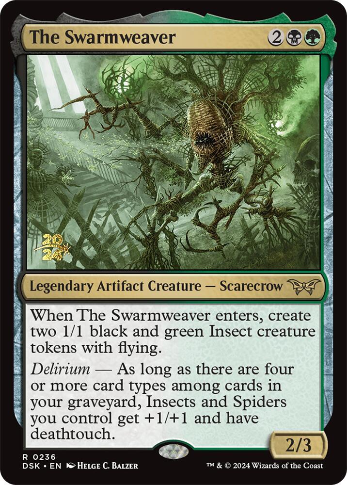 The Swarmweaver 0236 236 (Prerelease Cards)  - Foil | Good Games Adelaide SA