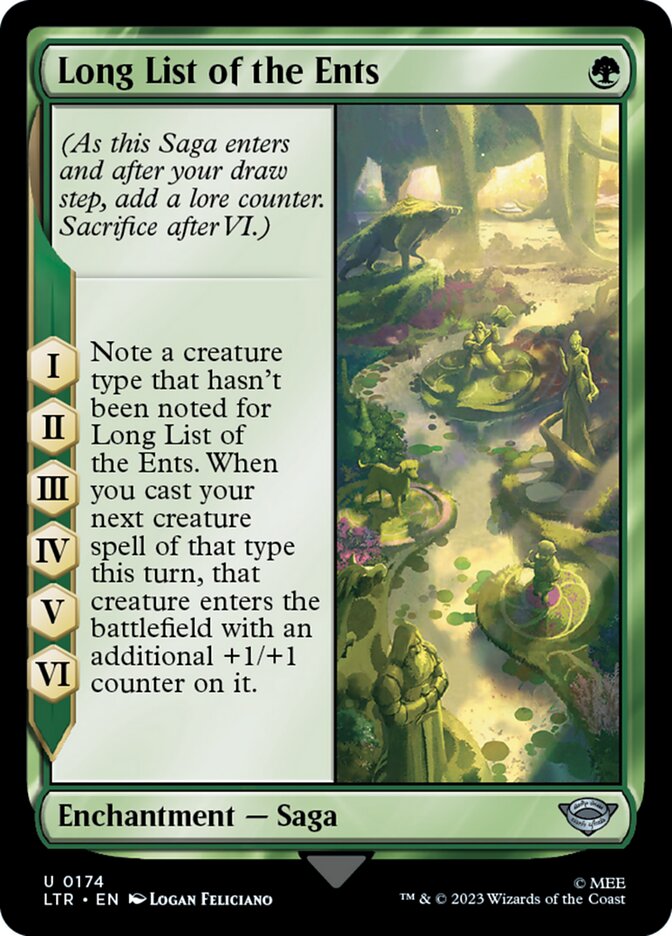 Long List of the Ents 174 (Universes Beyond: The Lord of the Rings: Tales of Middle-earth)  - Foil | Good Games Adelaide SA