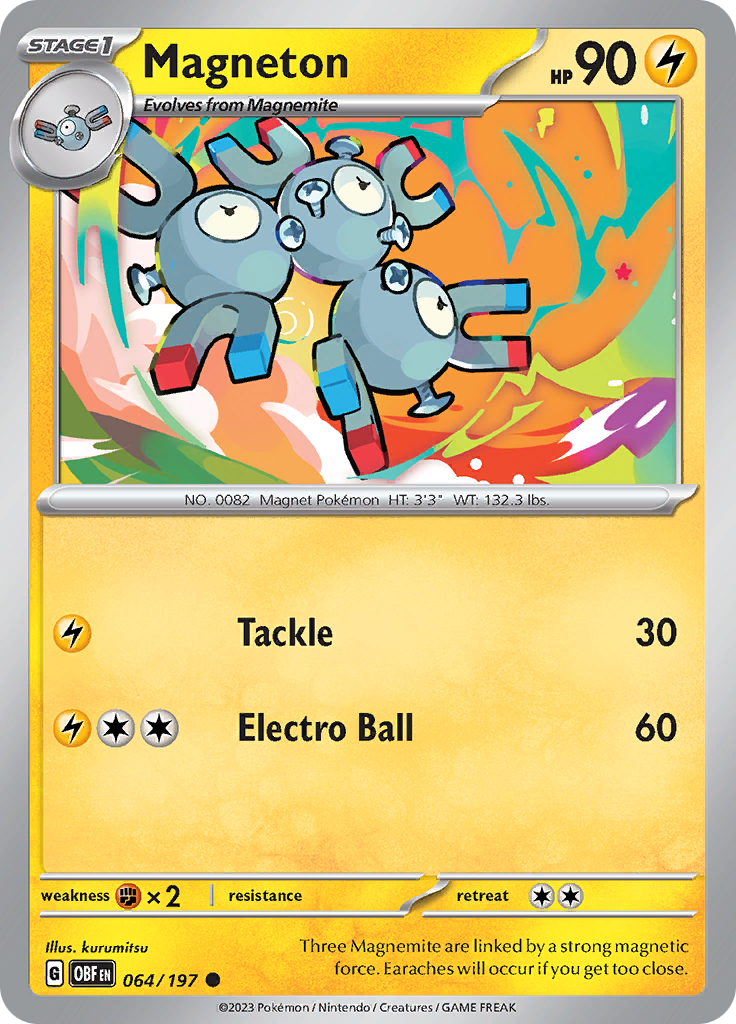 Magneton (064/197) [Scarlet & Violet: Obsidian Flames] | Good Games Adelaide SA