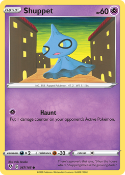 Shuppet (067/185) [Sword & Shield: Vivid Voltage] | Good Games Adelaide SA