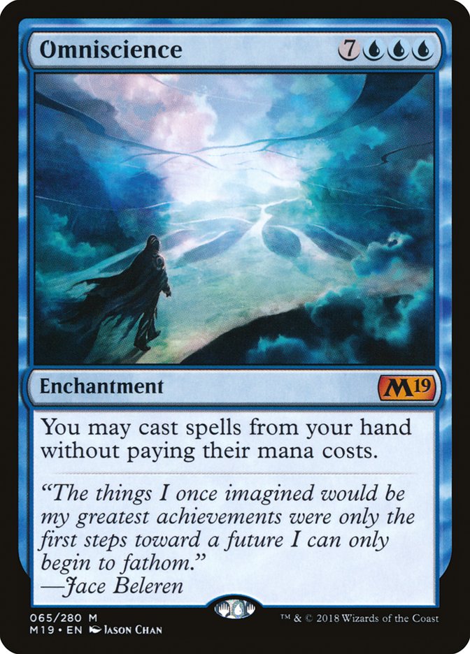 Omniscience [Core Set 2019] | Good Games Adelaide SA