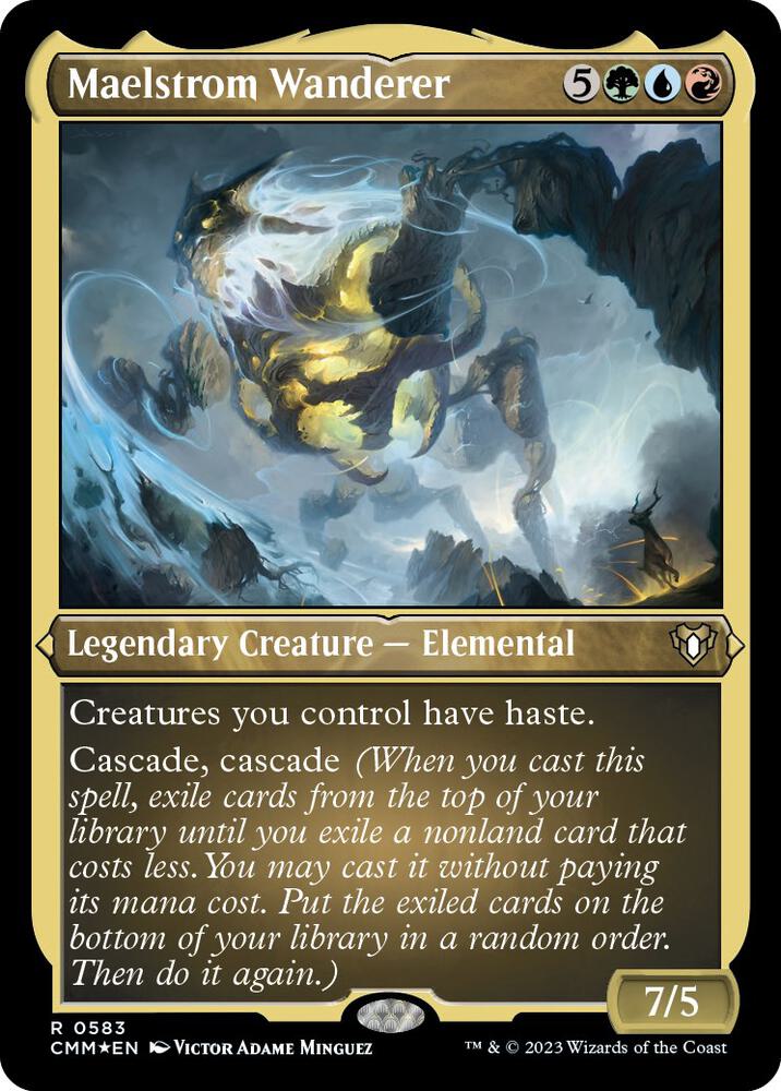 Maelstrom Wanderer 583 (Commander Masters)  - Etched Foil | Good Games Adelaide SA