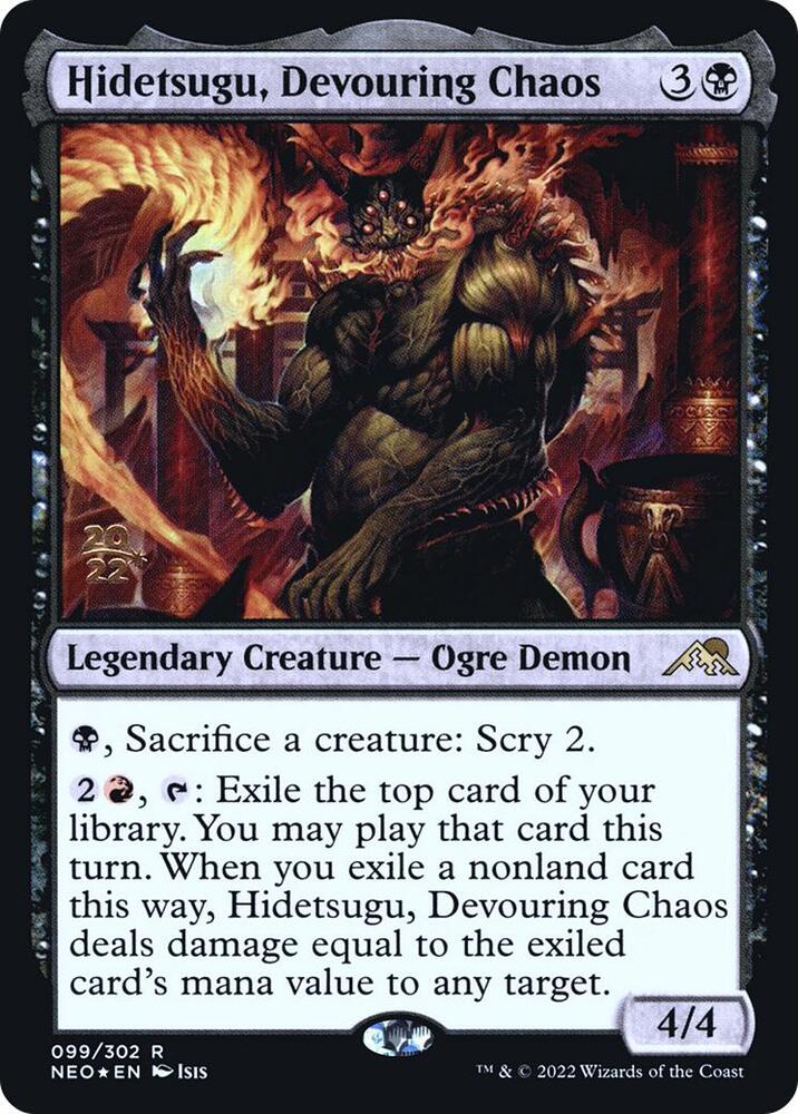Hidetsugu Devouring Chaos 99 (Prerelease Cards)  - Foil | Good Games Adelaide SA