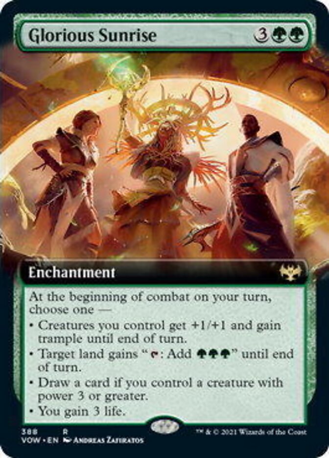 Glorious Sunrise (Extended) [Innistrad: Crimson Vow] | Good Games Adelaide SA