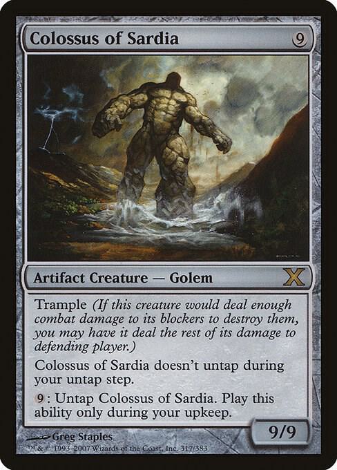 Colossus of Sardia 317 (10th Edition)  - Foil | Good Games Adelaide SA