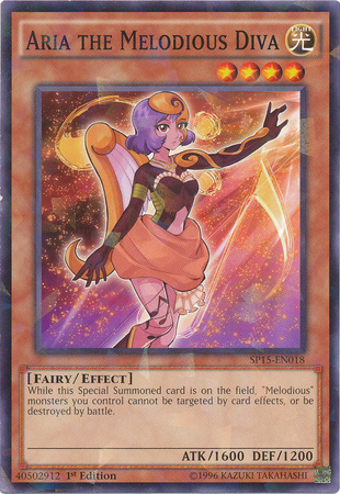 Aria the Melodious Diva [SP15-EN018] Shatterfoil Rare | Good Games Adelaide SA