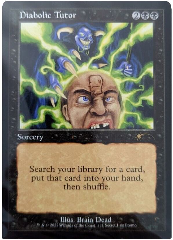Diabolic Tutor 721 721 (Secret Lair Drop Series)  | Good Games Adelaide SA