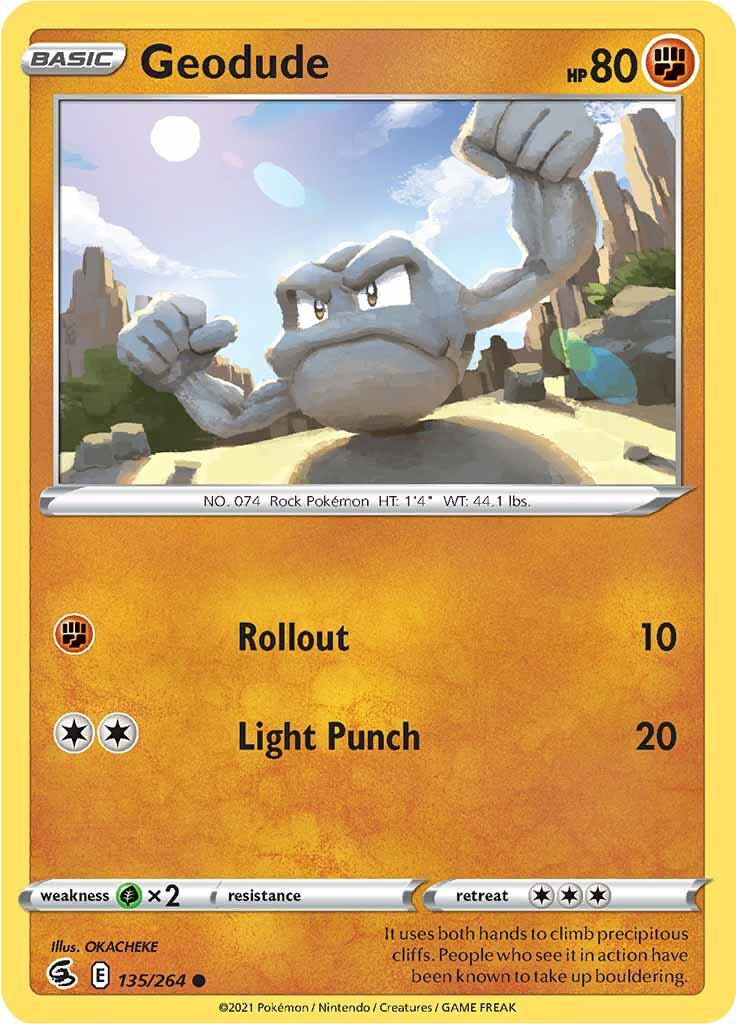 Geodude (135/264) [Sword & Shield: Fusion Strike] | Good Games Adelaide SA