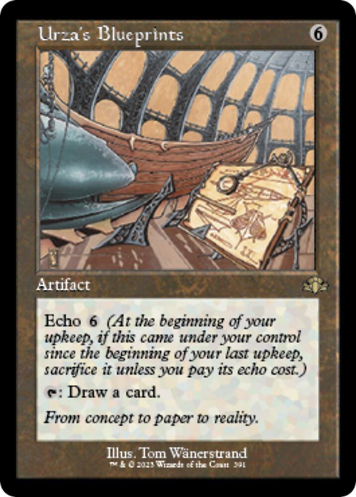 Urzas Blueprints Retro Frame 391 (Dominaria Remastered)  | Good Games Adelaide SA