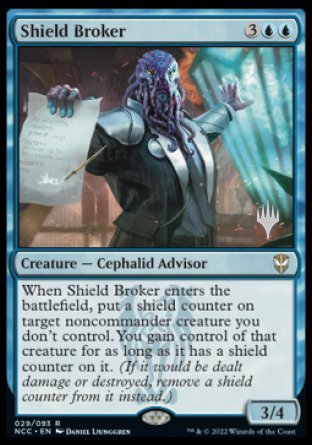 Shield Broker (Promo Pack) [Streets of New Capenna Commander Promos] | Good Games Adelaide SA