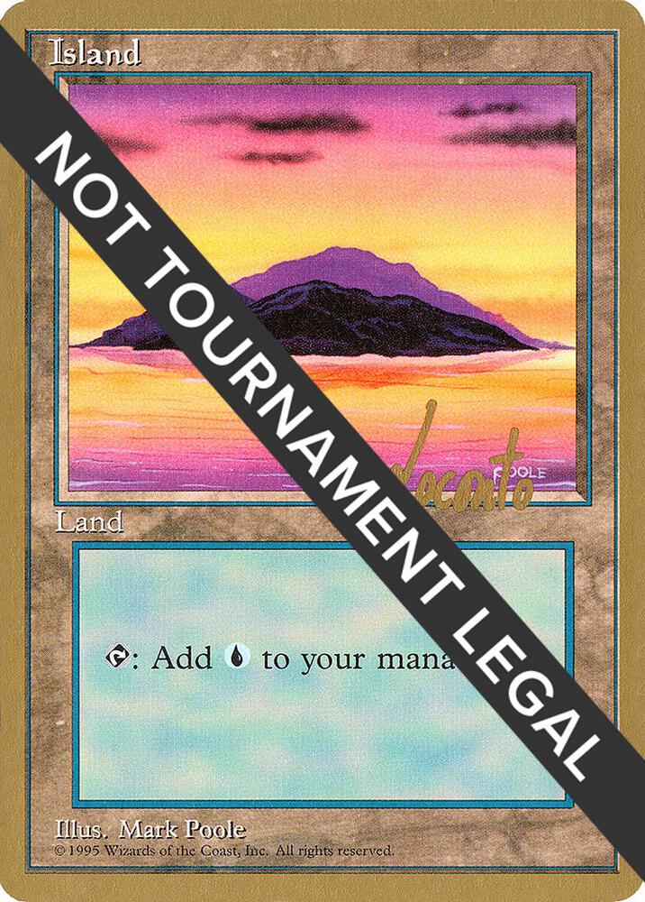 Island A 1996 Michael Loconto 4ED ml367/308 (World Championship Decks)  | Good Games Adelaide SA