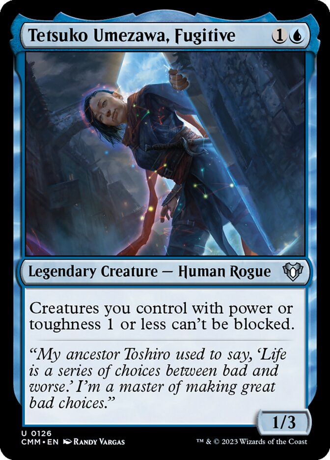 Tetsuko Umezawa, Fugitive 126 (Commander Masters)  - Foil | Good Games Adelaide SA