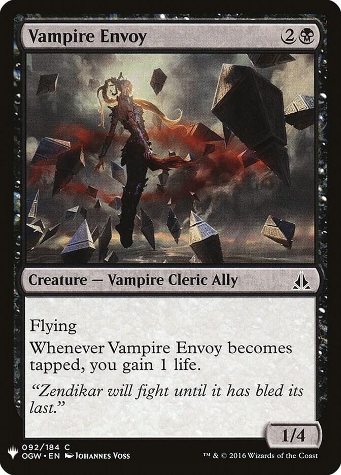 Vampire Envoy 92 (The List Reprints)  | Good Games Adelaide SA