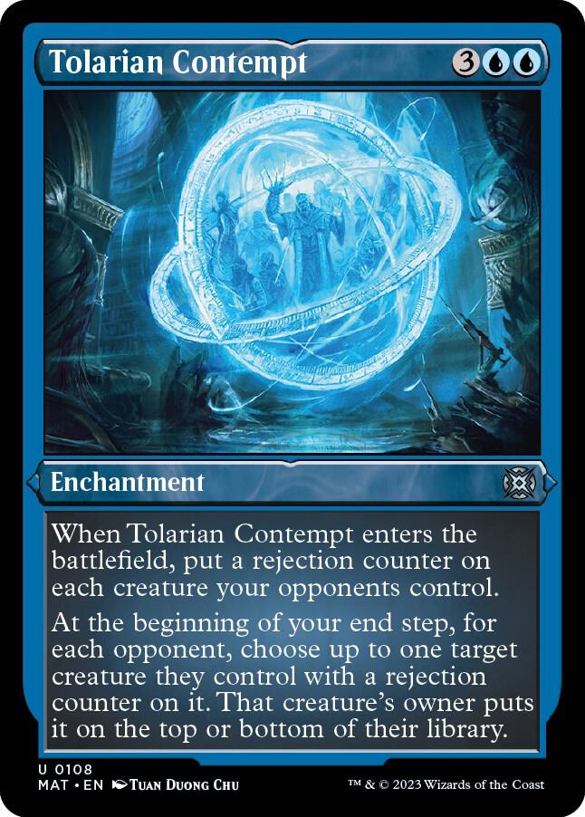 Tolarian Contempt Foil Etched 108 (March of the Machine: The Aftermath)  - Foil | Good Games Adelaide SA