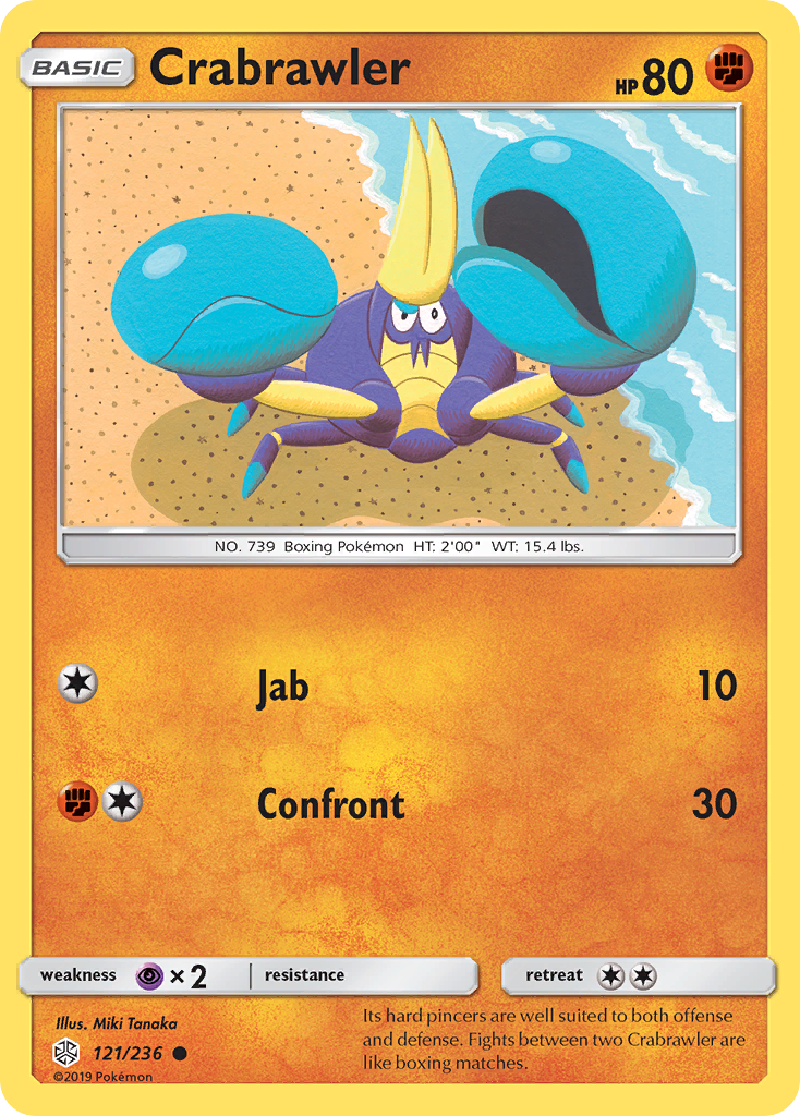 Crabrawler (121/236) [Sun & Moon: Cosmic Eclipse] | Good Games Adelaide SA