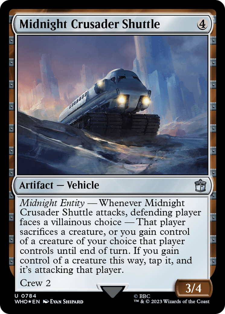 Midnight Crusader Shuttle (Surge Foil) [Doctor Who] | Good Games Adelaide SA