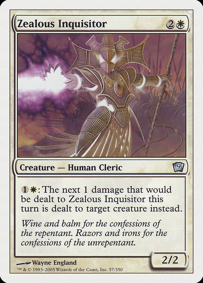 Zealous Inquisitor [Ninth Edition] | Good Games Adelaide SA