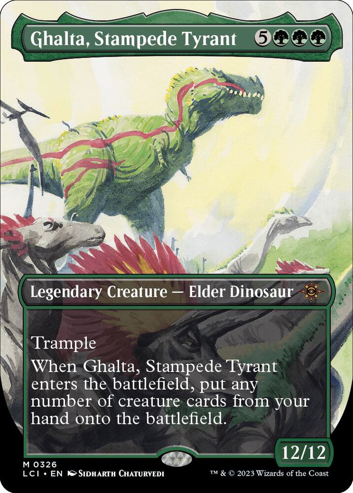 Ghalta, Stampede Tyrant 326 (The Lost Caverns of Ixalan)  - Foil | Good Games Adelaide SA
