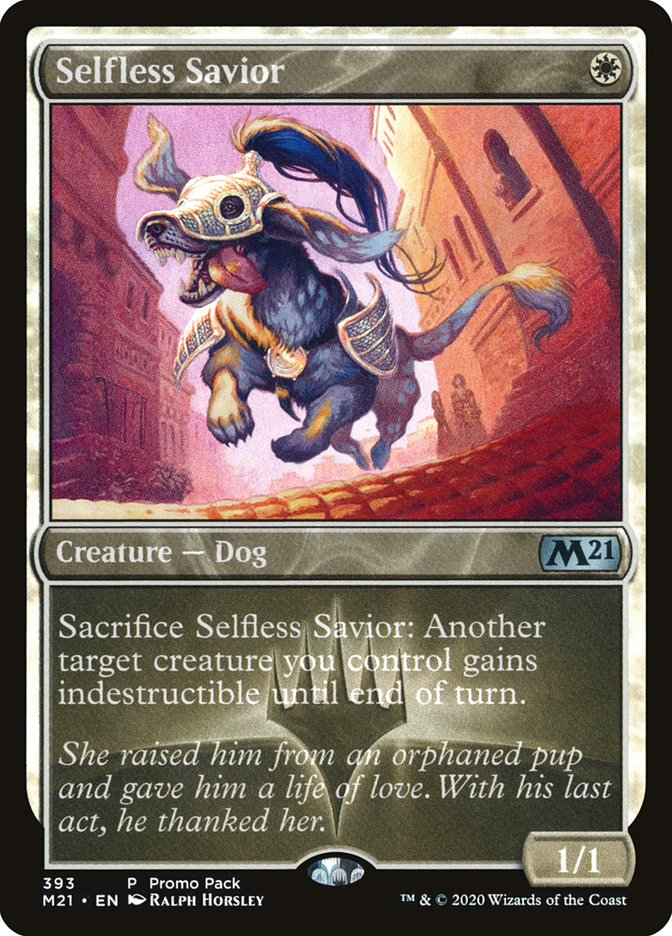 Selfless Savior (Promo Pack) [Core Set 2021 Promos] | Good Games Adelaide SA