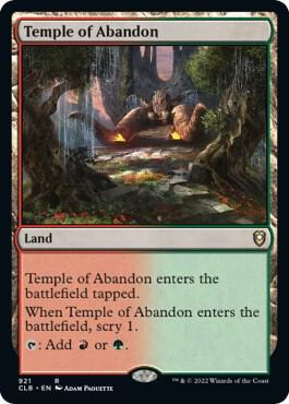Temple of Abandon 921 (Commander Legends: Battle for Baldur's Gate)  | Good Games Adelaide SA