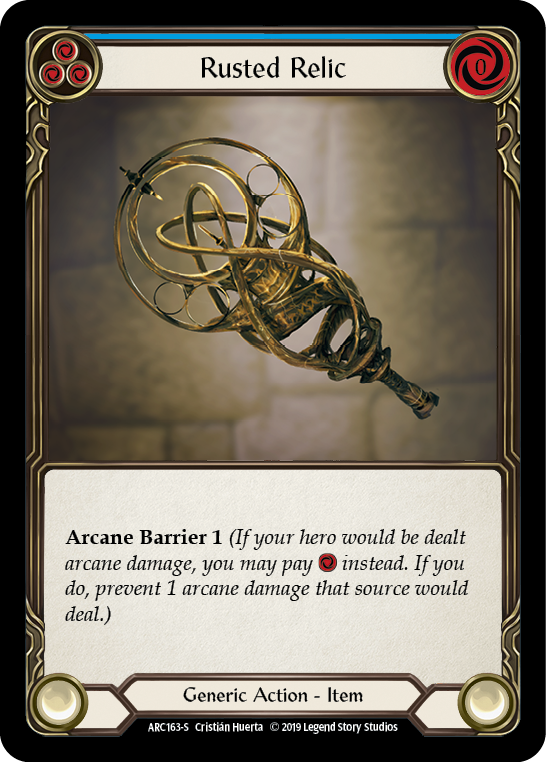 Rusted Relic [ARC163-S] 1st Edition Rainbow Foil | Good Games Adelaide SA