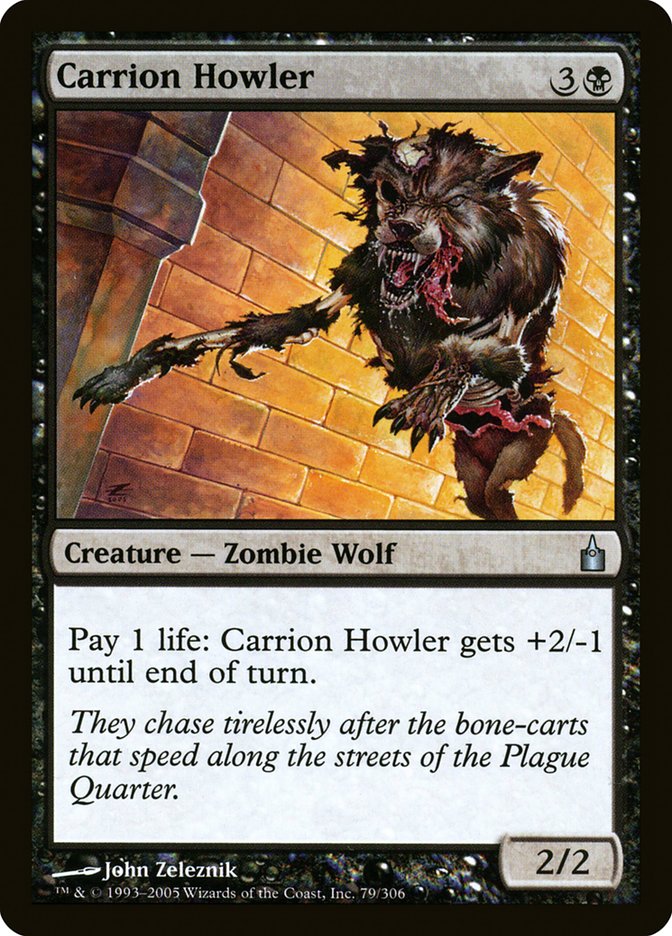 Carrion Howler 79 (Ravnica: City of Guilds)  - Foil | Good Games Adelaide SA
