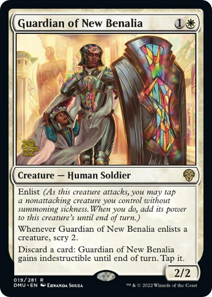Guardian of New Benalia [Dominaria United Prerelease Promos] | Good Games Adelaide SA