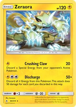 Zeraora 60 214 SM Unbroken Bonds Cracked Ice Holo 060/214 (Deck Exclusives)  - Holofoil | Good Games Adelaide SA